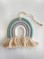 Muurdecoratie macramé regenboog bestellen?
