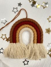 Muurdecoratie macramé regenboog bestellen?