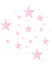 Muursticker sterren - Roze