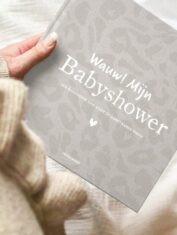 Pink Peach invulboek_Mijn-Babyshower-Linnen-Leopard