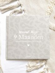 PinkPeach-Mijn-9-maanden-dagboek-Linnen-leopard