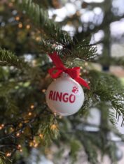Kerstbal gepersonaliseerd met naam Kerstbal gepersonaliseerd met naam