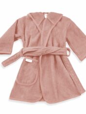Badjas Sandstone Pink Baby badjas met naam bestellen?
